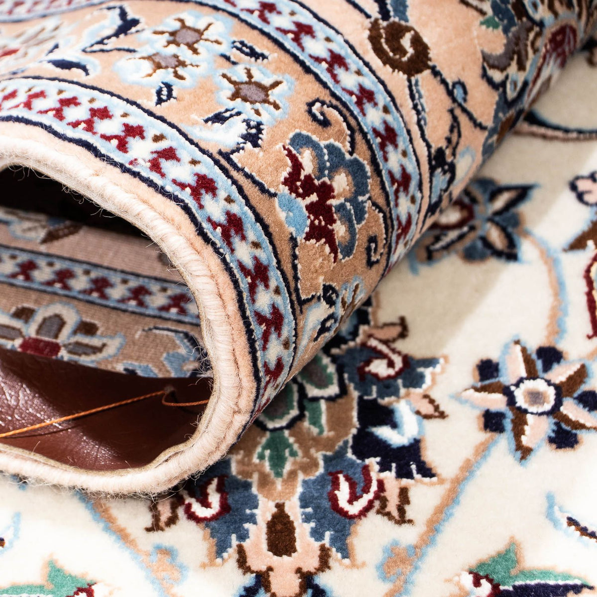 Persisk tæppe - Nain - Premium - 260 x 173 cm - beige