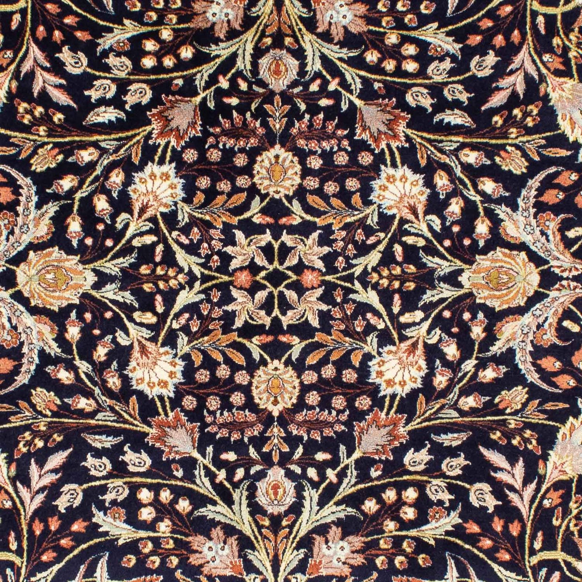 Persisk tæppe - Nomadisk - 225 x 175 cm - mørkeblå