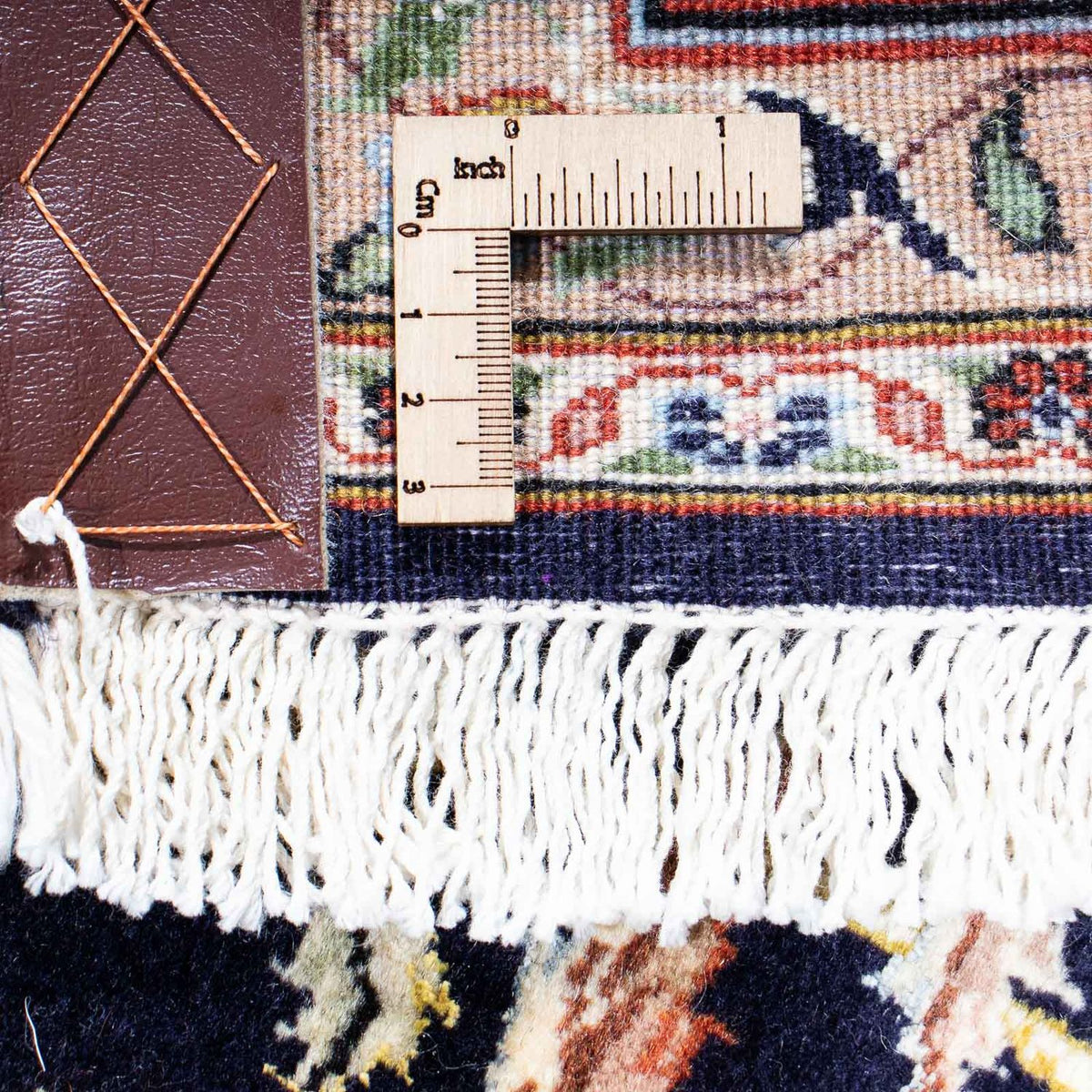 Persisk tæppe - Nomadisk - 225 x 175 cm - mørkeblå