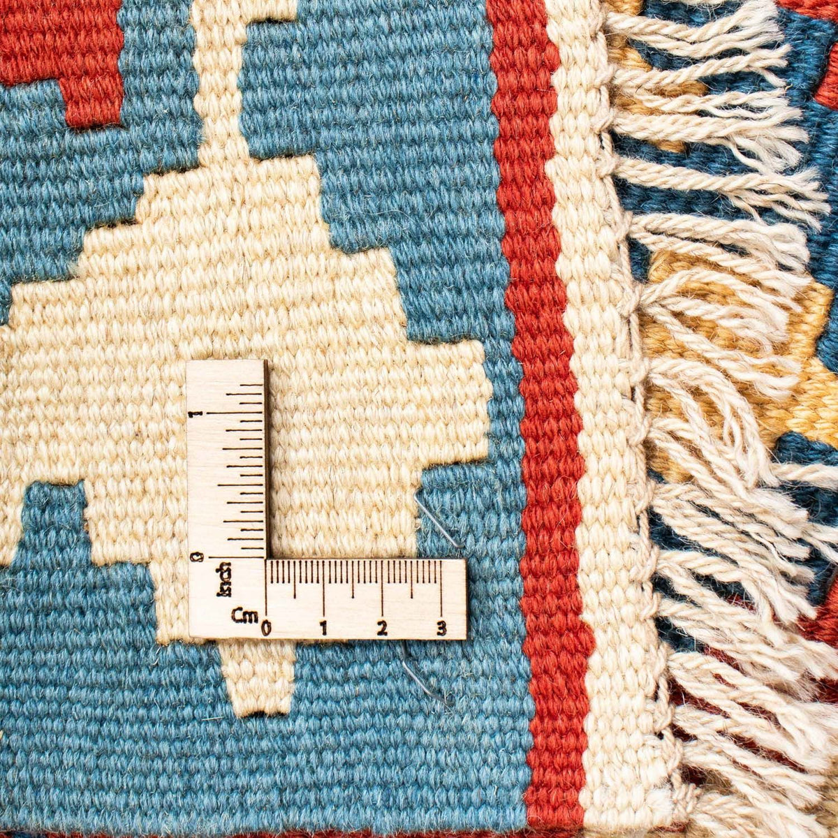 Kelim-tæppe - orientalsk - 177 x 123 cm - beige