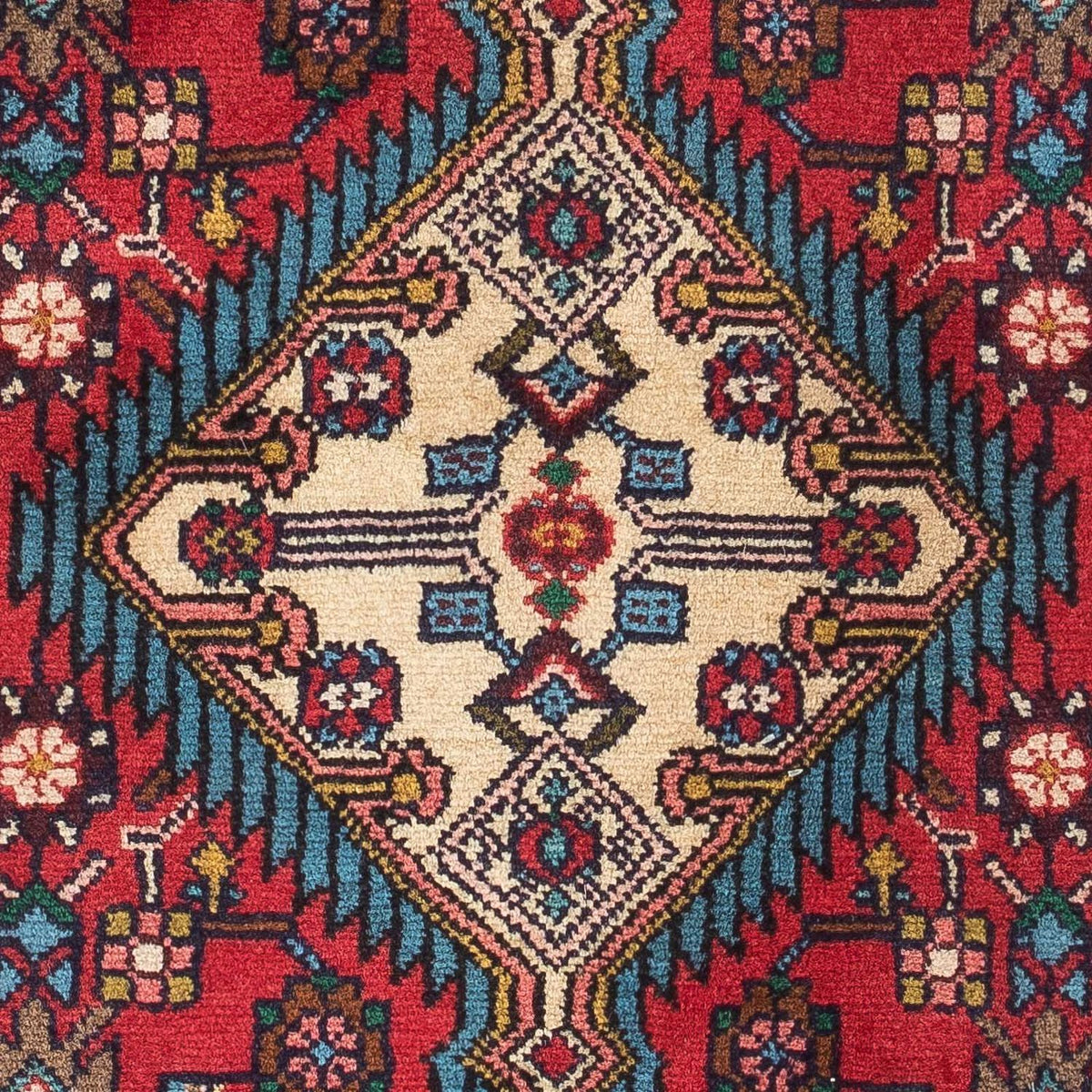 Persisk tæppe - Nomadisk - 126 x 87 cm - rød