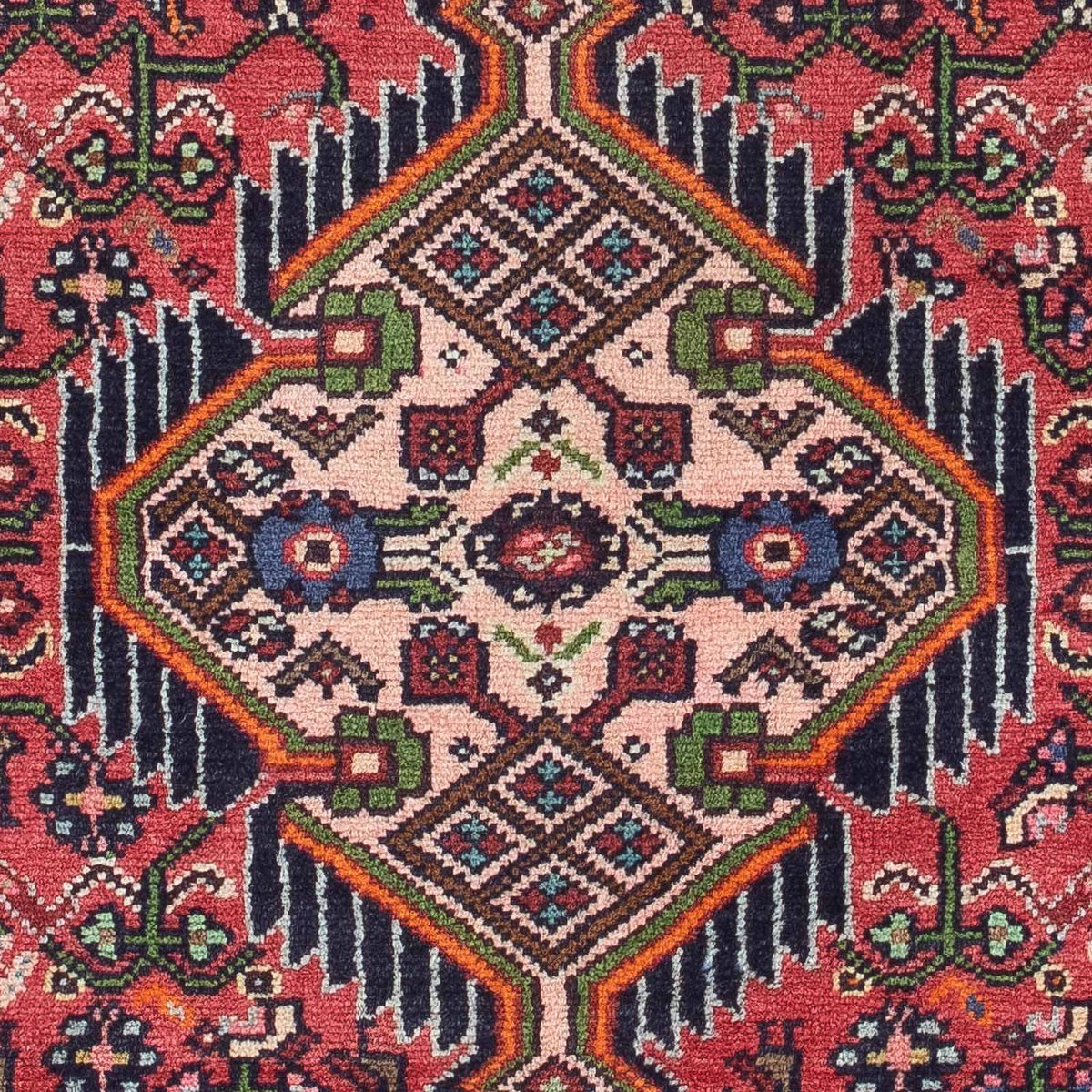 Persisk tæppe - Nomadisk - 129 x 76 cm - rød