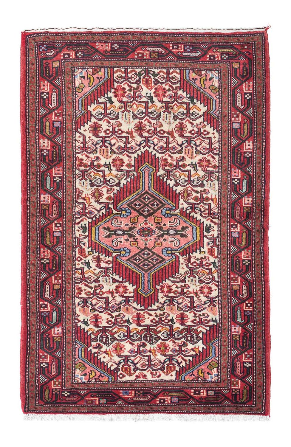 Persisk tæppe - Nomadisk - 131 x 83 cm - beige