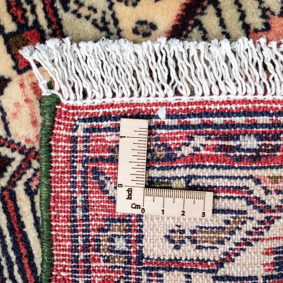 Persisk tæppe - Nomadisk - 121 x 80 cm - lysrød