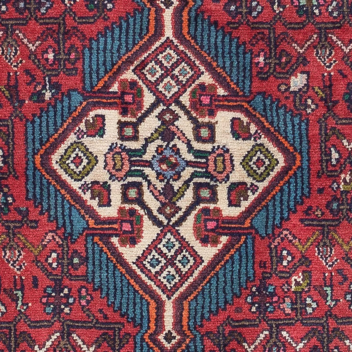 Persisk tæppe - Nomadisk - 127 x 79 cm - rød