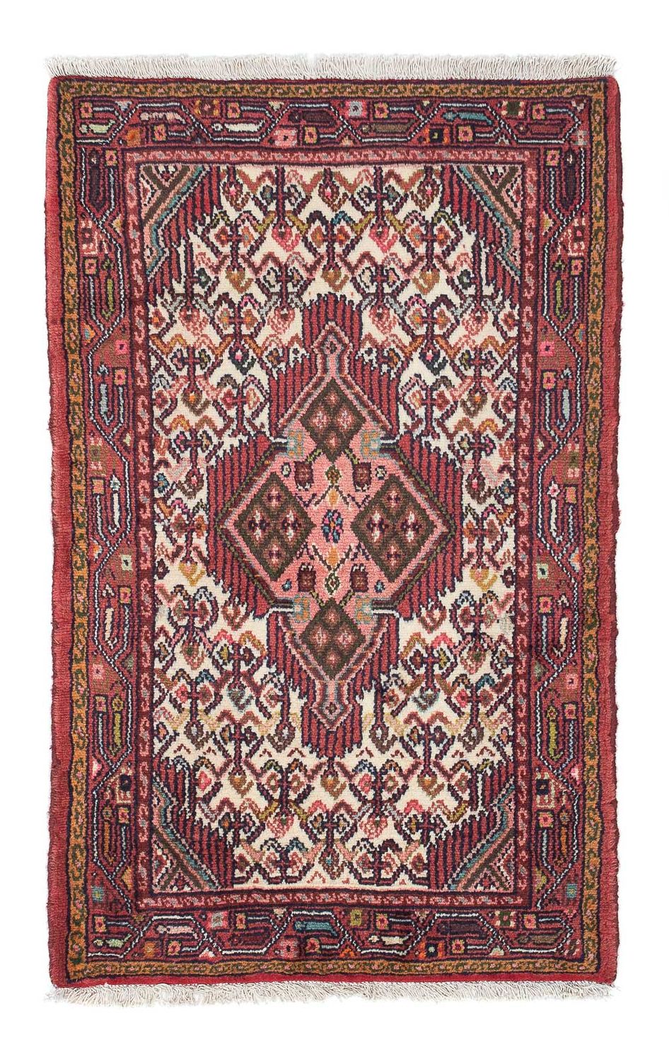 Persisk tæppe - Nomadisk - 117 x 75 cm - beige