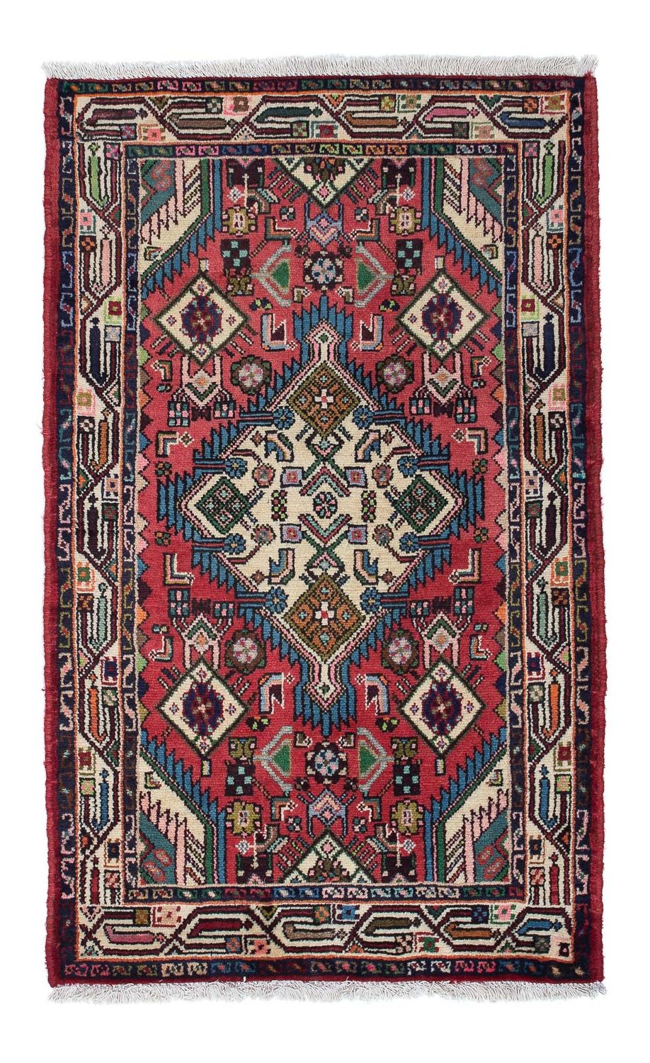 Persisk tæppe - Nomadisk - 125 x 77 cm - rød