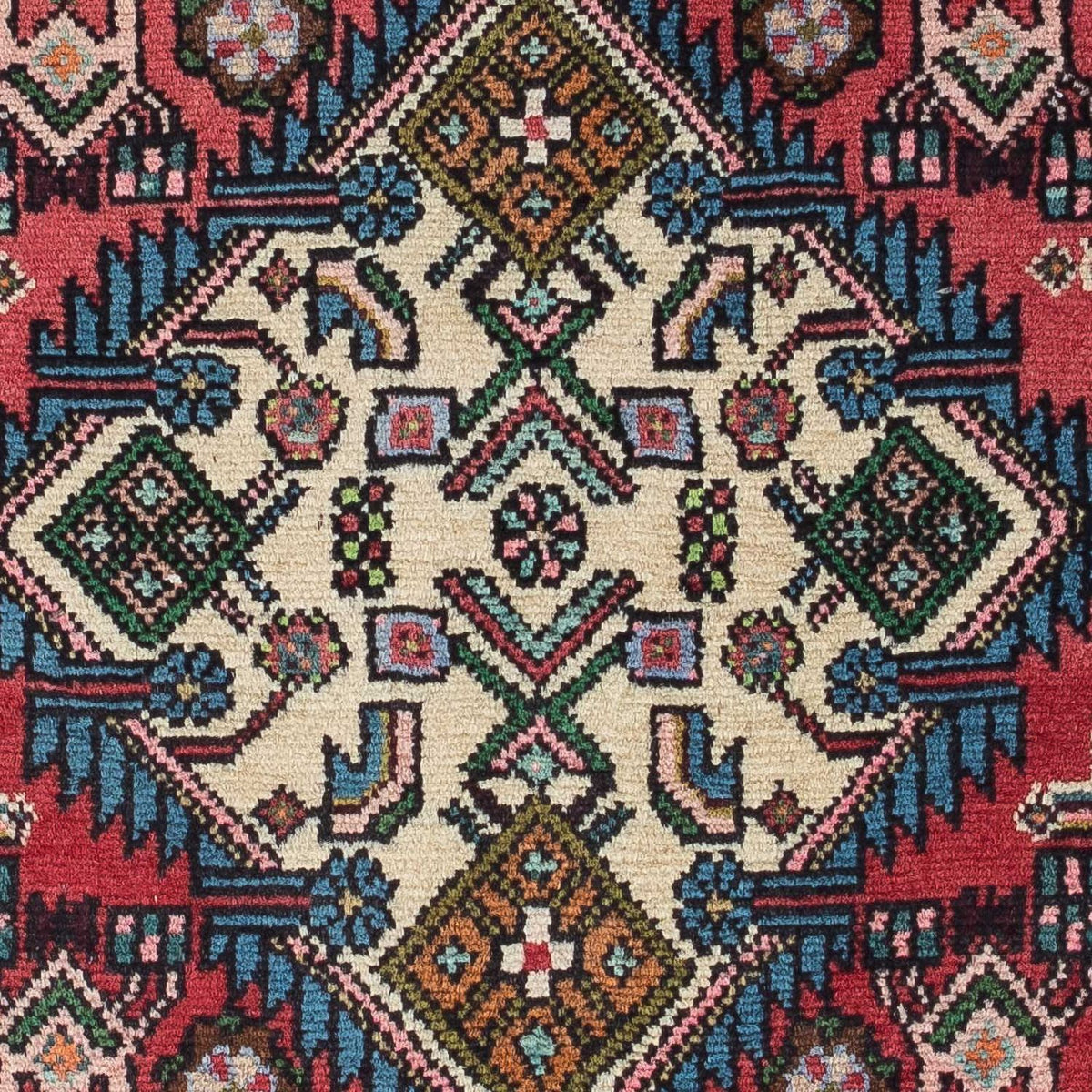 Persisk tæppe - Nomadisk - 125 x 77 cm - rød