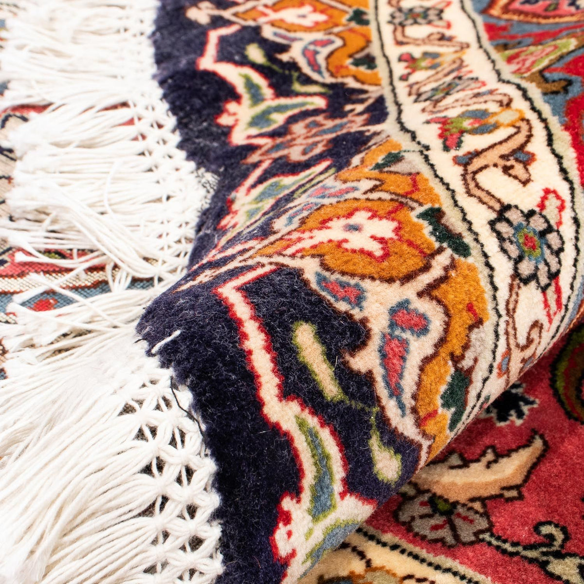 Persisk tæppe - Tabriz - Royal rundt - 250 x 250 cm - flerfarvet