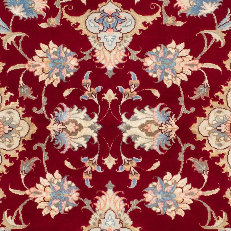 Løber Persisk tæppe - Tabriz - Royal - 213 x 83 cm - mørkerød