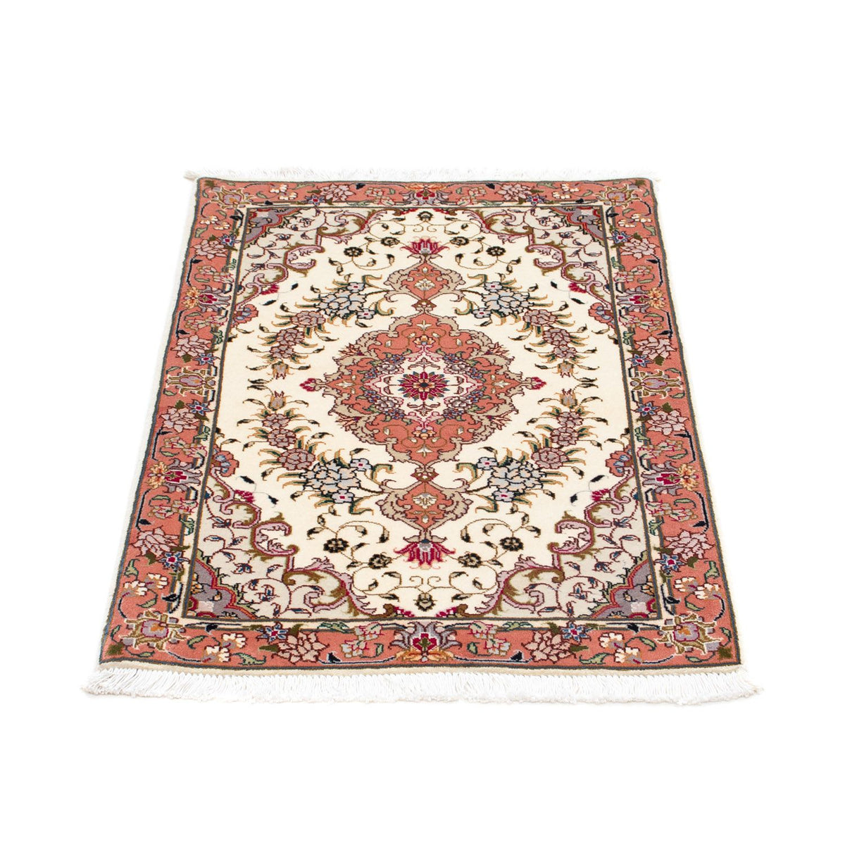 Persisk tæppe - Tabriz - Royal - 90 x 60 cm - beige