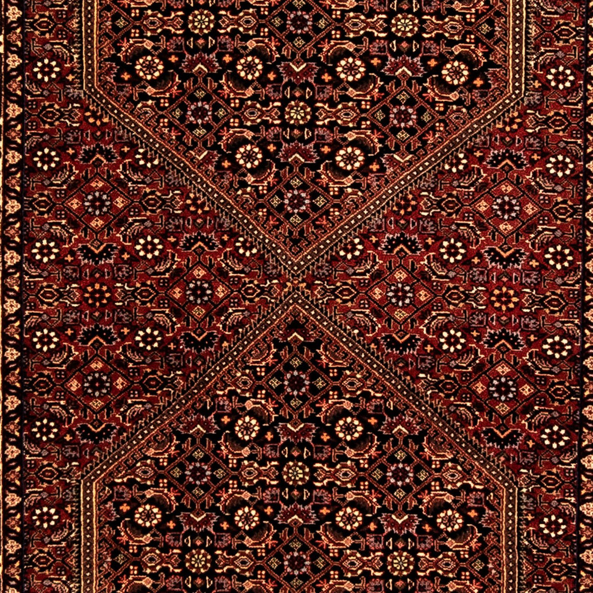 Løber Persisk tæppe - Bijar - 292 x 84 cm - mørkerød