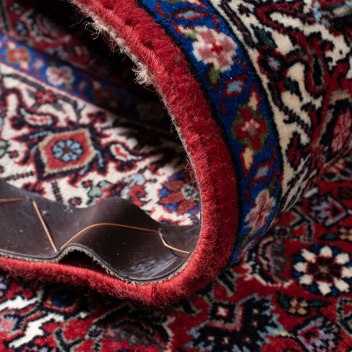 Løber Persisk tæppe - Bijar - 295 x 86 cm - rust