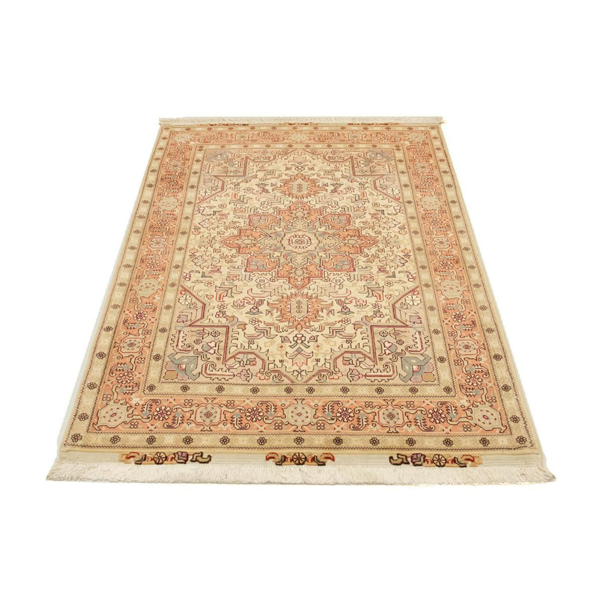 Persisk tæppe - Tabriz - Royal - 148 x 101 cm - beige