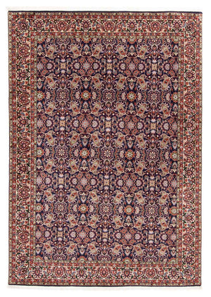 Persisk tæppe - Bijar - 247 x 169 cm - mørkeblå