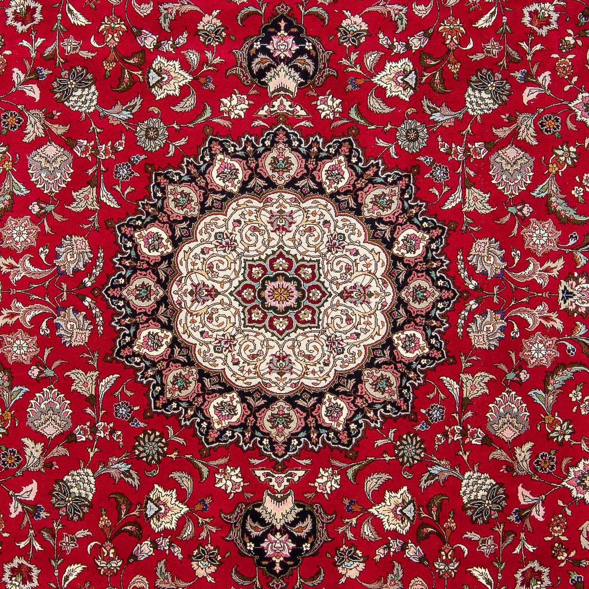 Persisk tæppe - Tabriz - Royal - 302 x 248 cm - rød