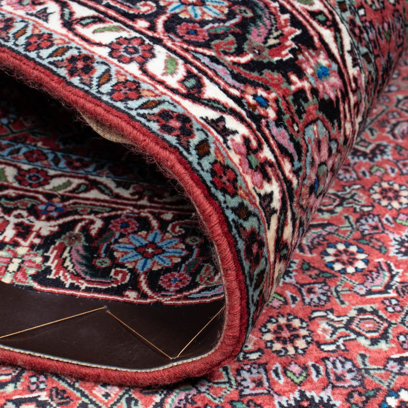 Persisk tæppe - Bijar - 216 x 128 cm - lysrød