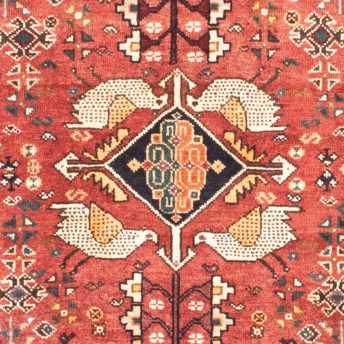 Løber Persisk tæppe - Nomadisk - 160 x 83 cm - mørkerød