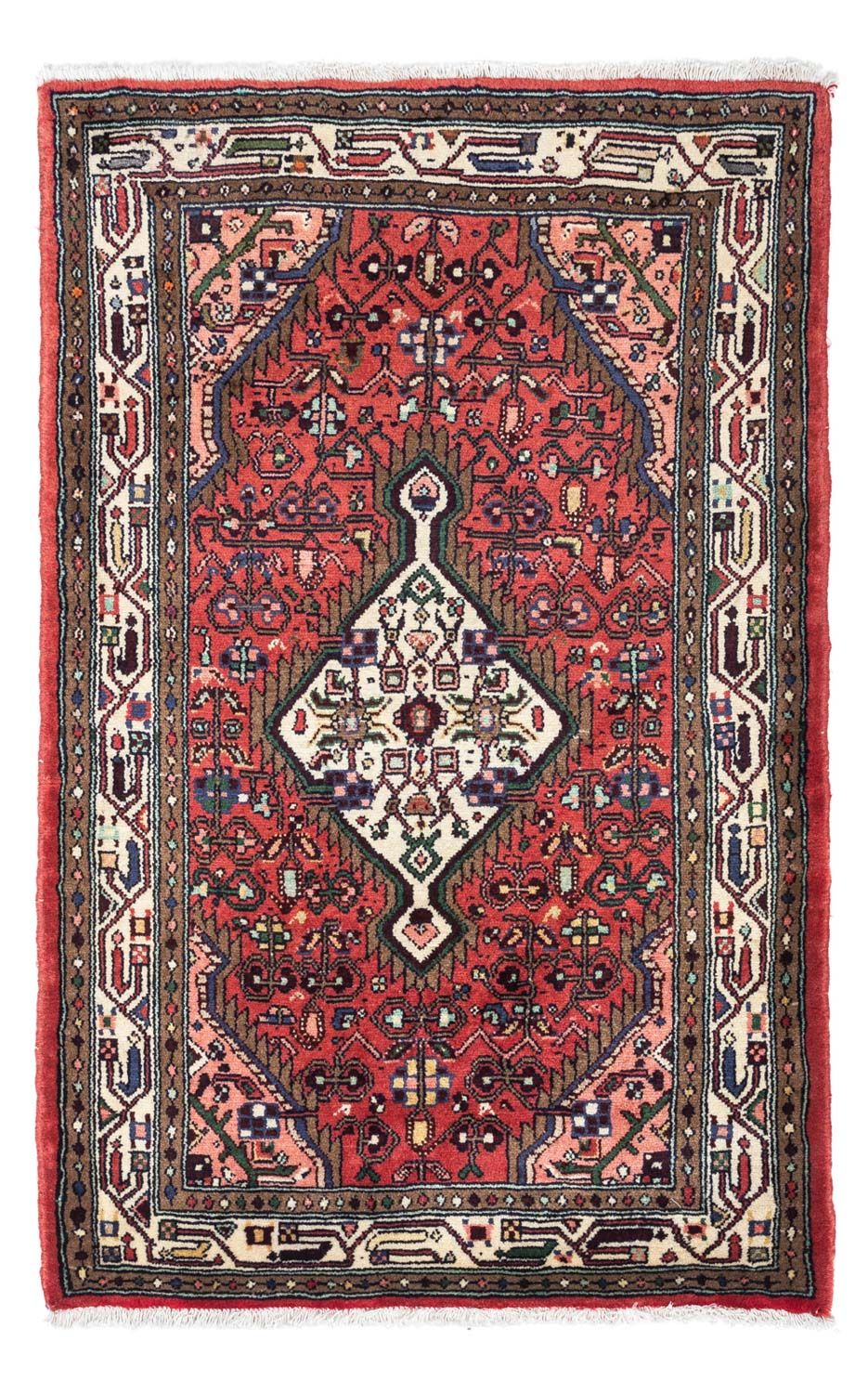 Persisk tæppe - Nomadisk - 132 x 82 cm - rød