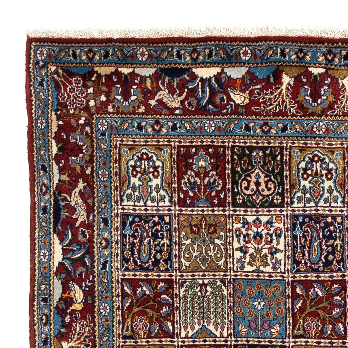 Persisk tæppe - Classic - 240 x 147 cm - mørkerød