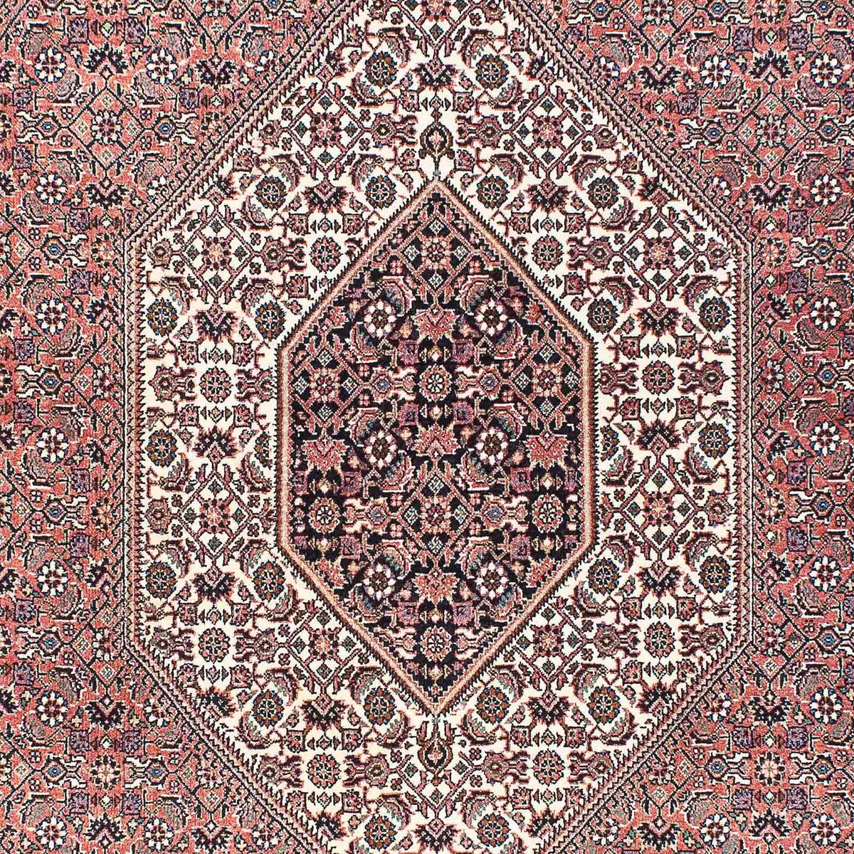 Persisk tæppe - Bijar - 208 x 138 cm - lysrød