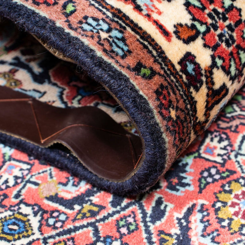 Persisk tæppe - Bijar - 231 x 141 cm - rød