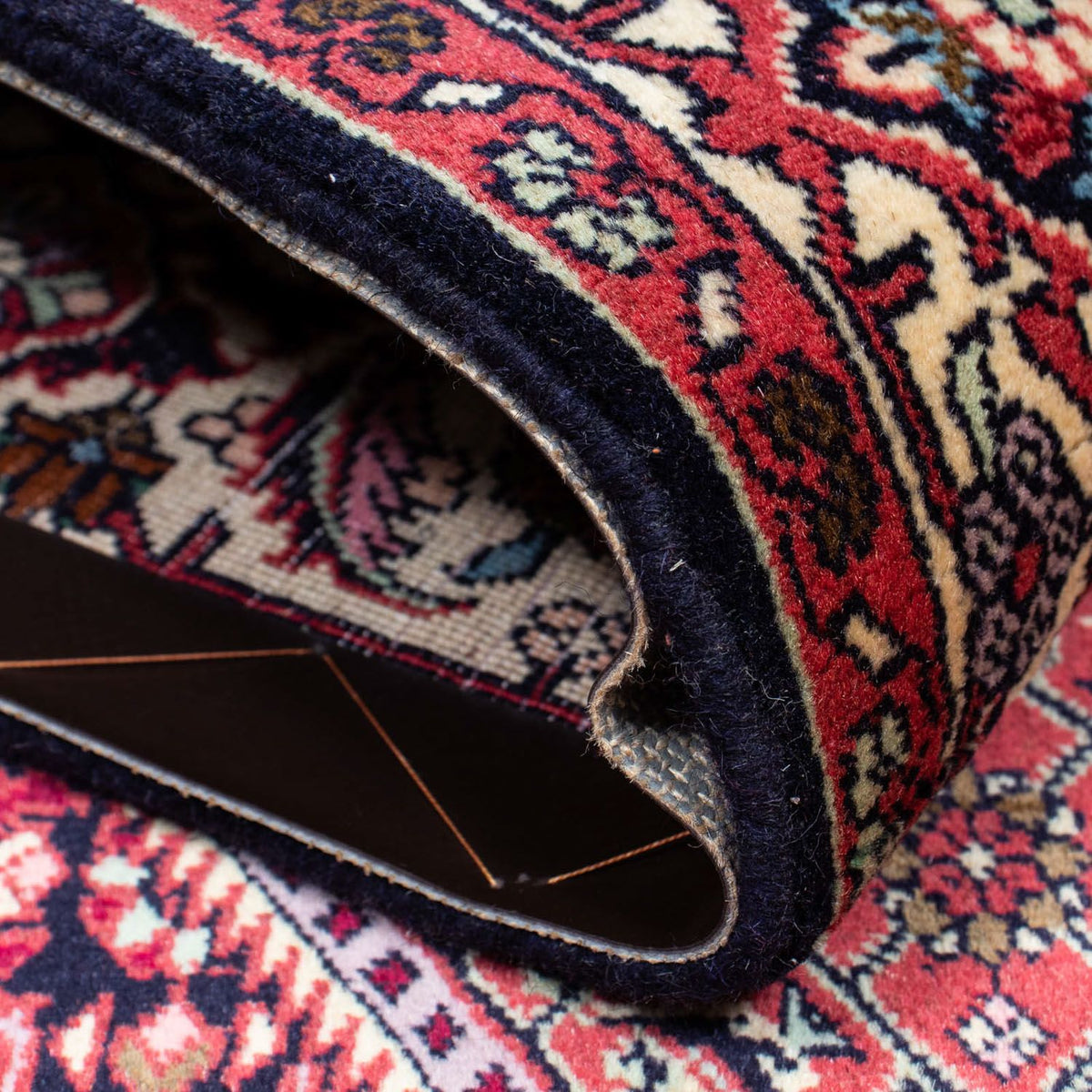 Persisk tæppe - Bijar - 230 x 141 cm - rød