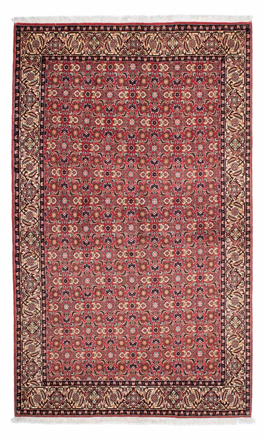 Persisk tæppe - Bijar - 233 x 138 cm - rød