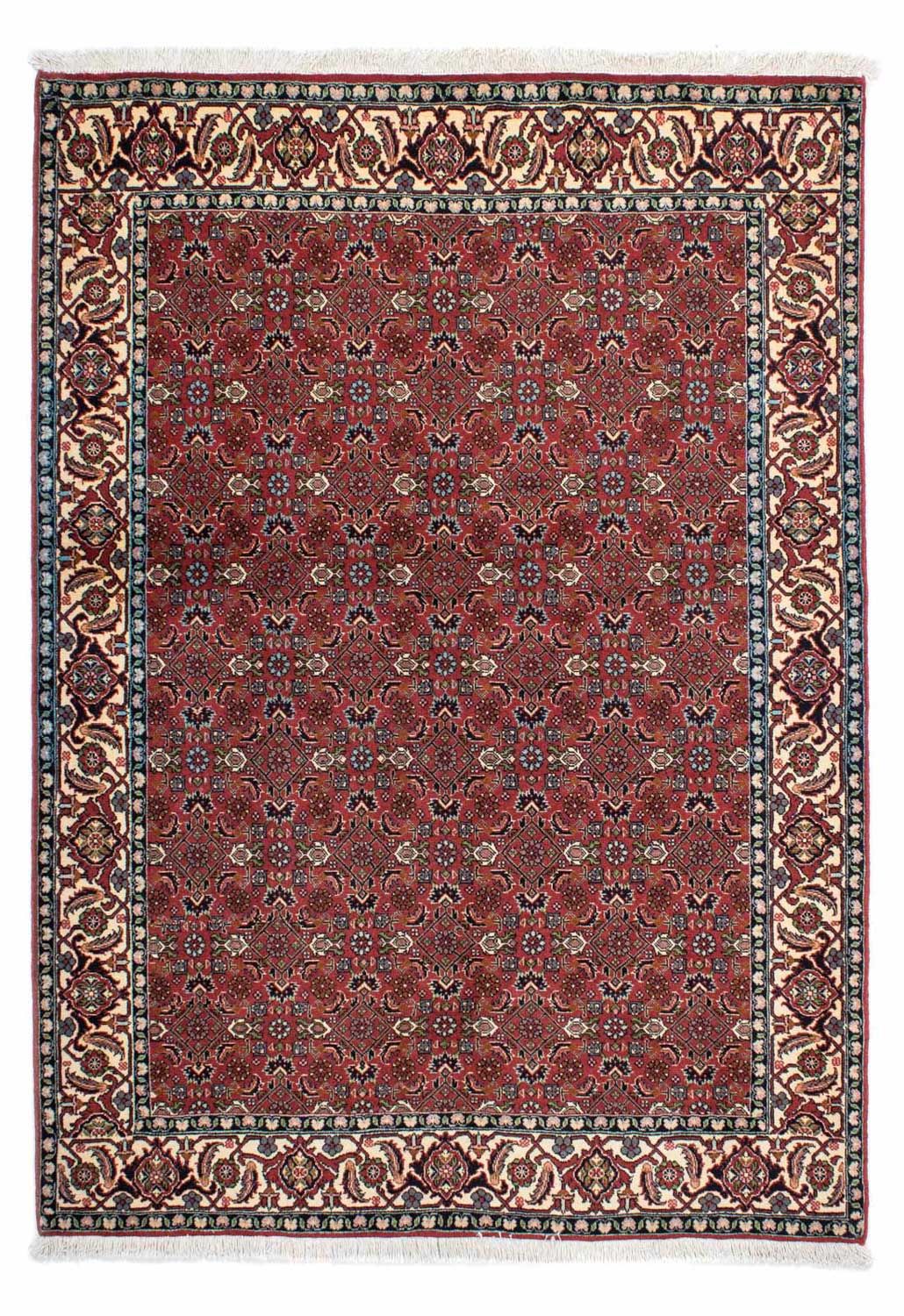 Persisk tæppe - Bijar - 193 x 137 cm - rød