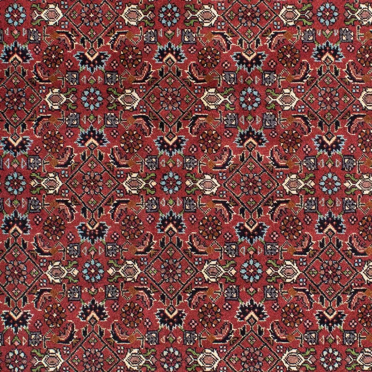 Persisk tæppe - Bijar - 193 x 137 cm - rød