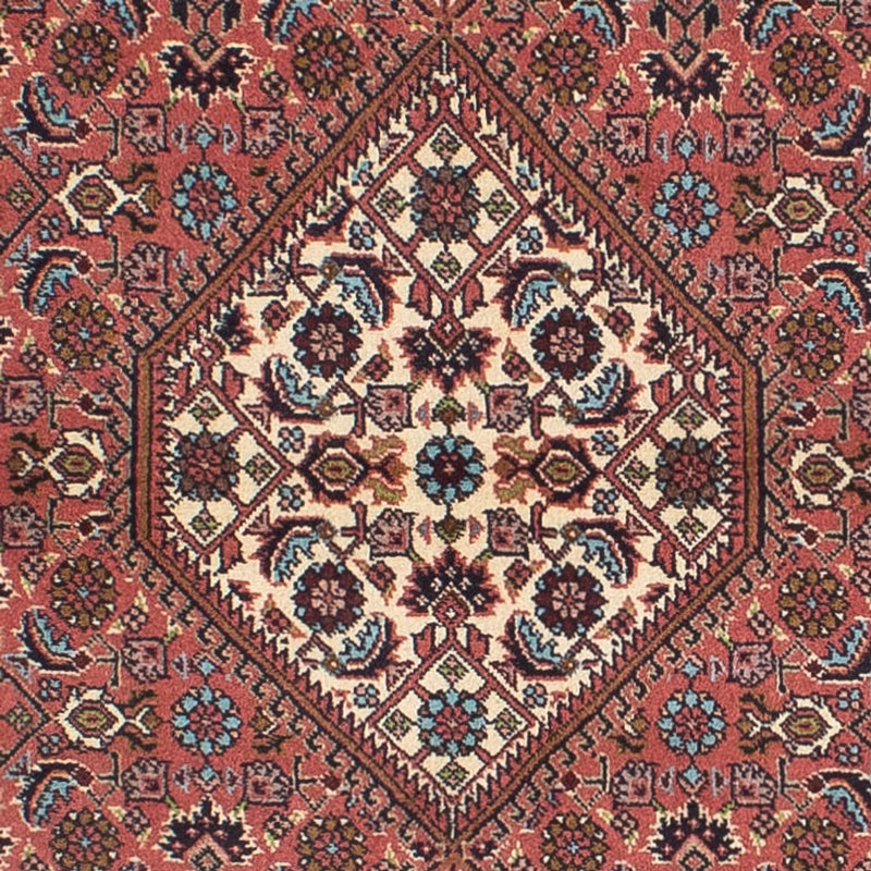 Løber Persisk tæppe - Bijar - 297 x 84 cm - lysrød