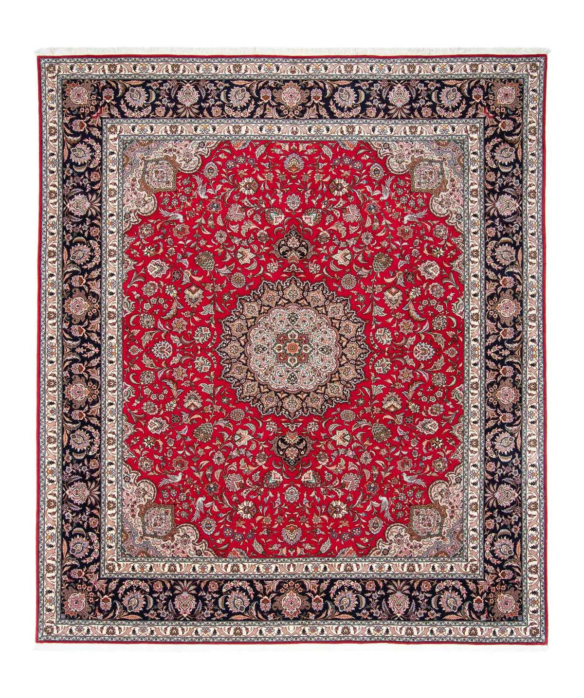 Persisk tæppe - Tabriz - Royal - 300 x 245 cm - rød