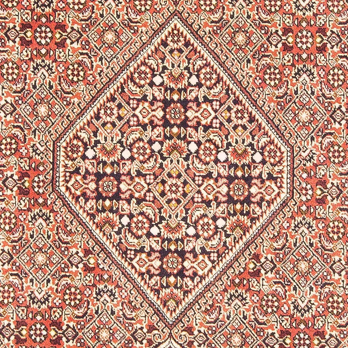 Persisk tæppe - Bijar - 176 x 110 cm - lysrød