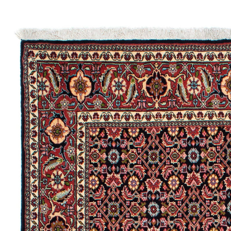 Persisk tæppe - Bijar - 215 x 140 cm - mørkeblå
