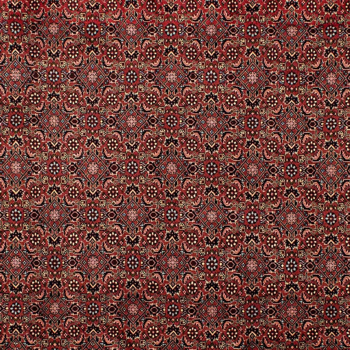 Persisk tæppe - Bijar - 298 x 198 cm - mørkerød
