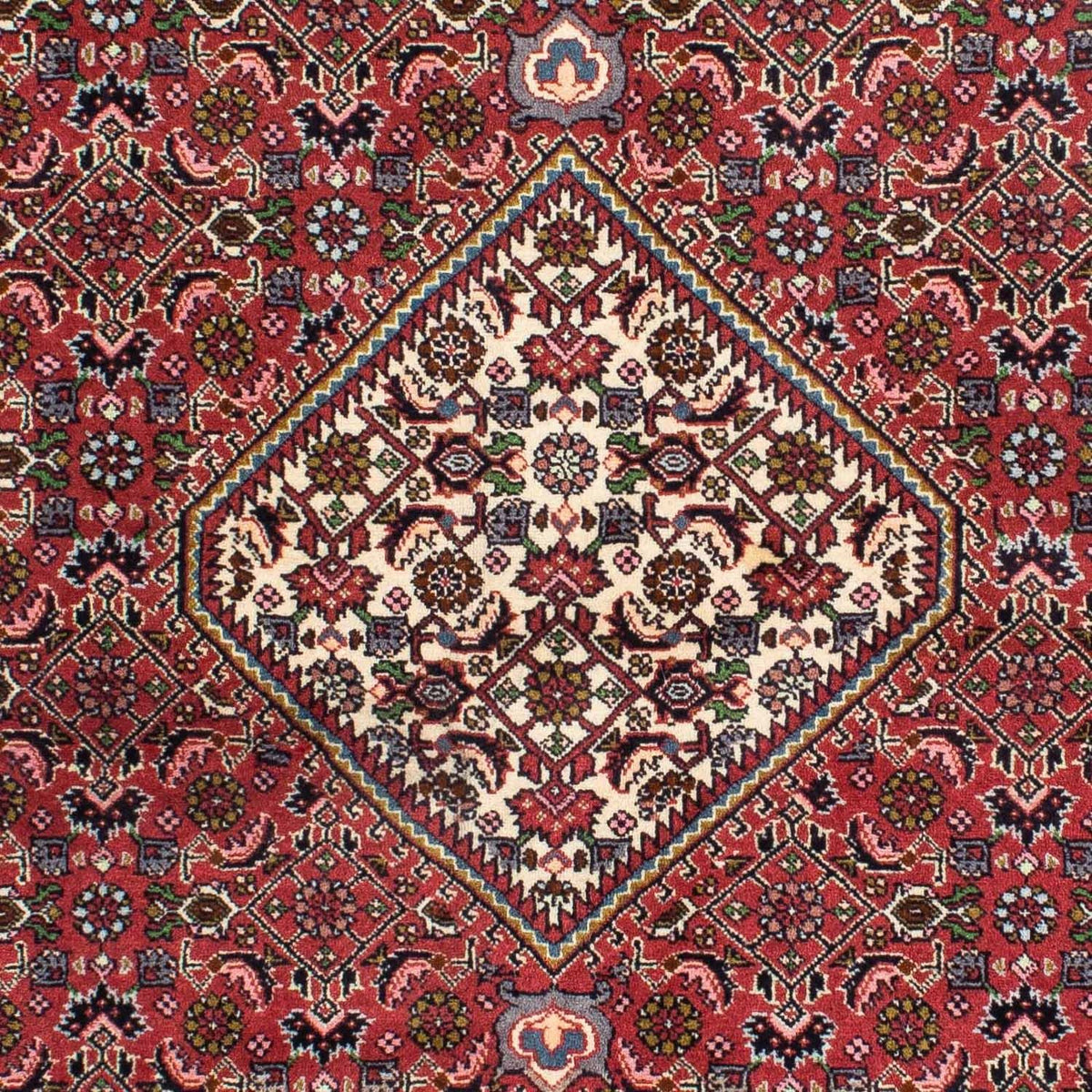 Persisk tæppe - Bijar - 216 x 137 cm - mørkeblå