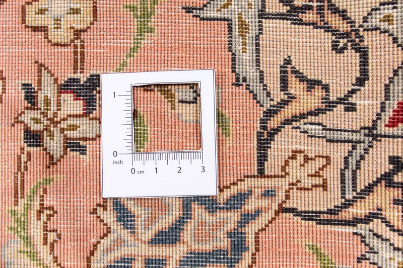 Persisk tæppe - Tabriz - Royal rundt  - 195 x 195 cm - beige