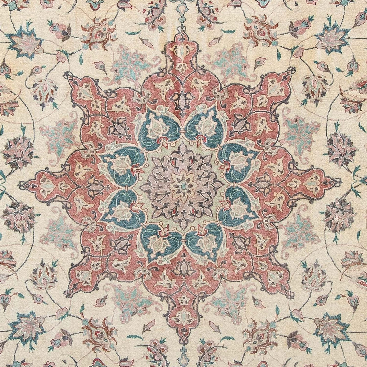 Persisk tæppe - Tabriz - Royal - 300 x 200 cm - beige