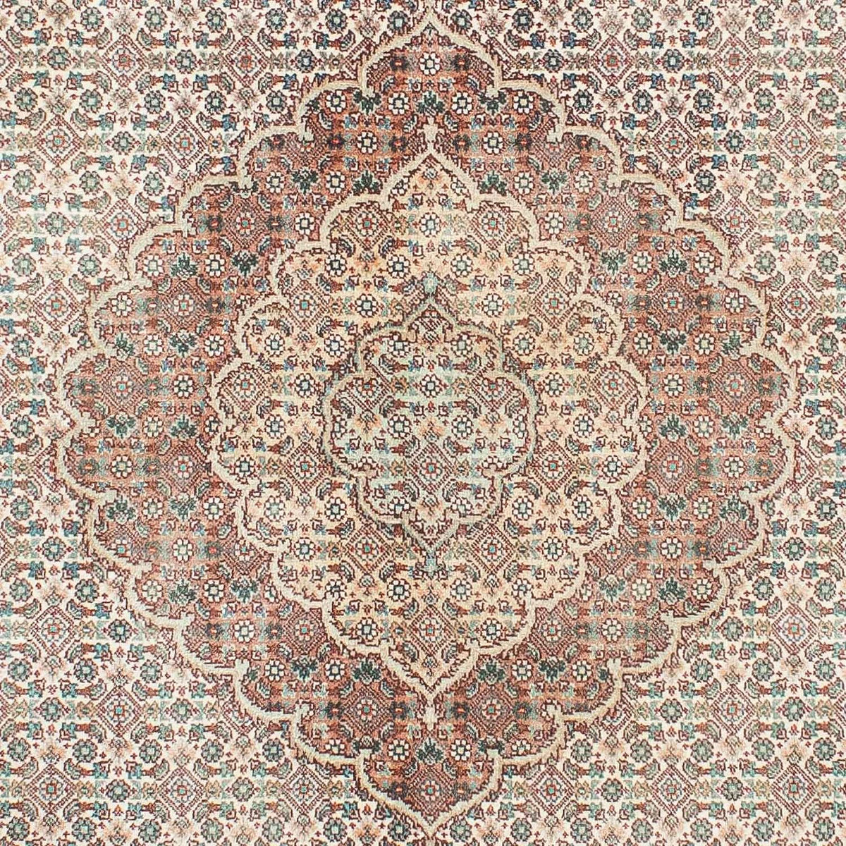 Persisk tæppe - Tabriz - 195 x 149 cm - beige