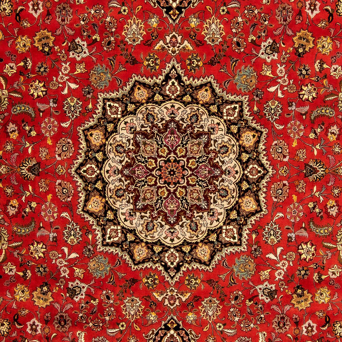 Persisk tæppe - Tabriz - Royal - 359 x 254 cm - rød