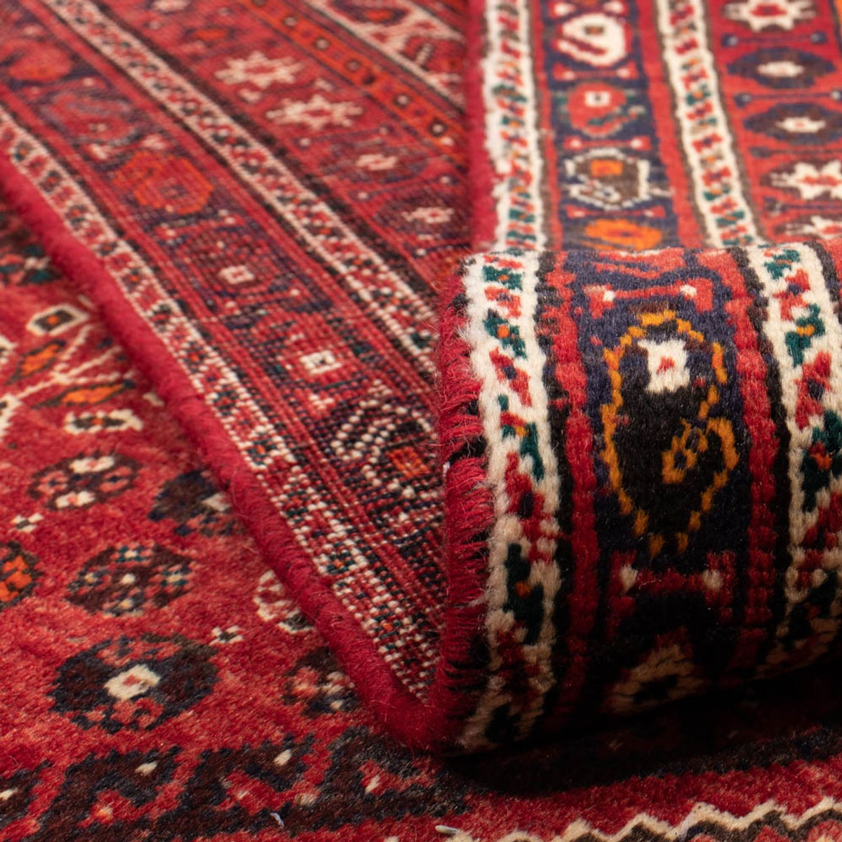 Persisk tæppe - Nomadisk - 328 x 215 cm - mørkerød