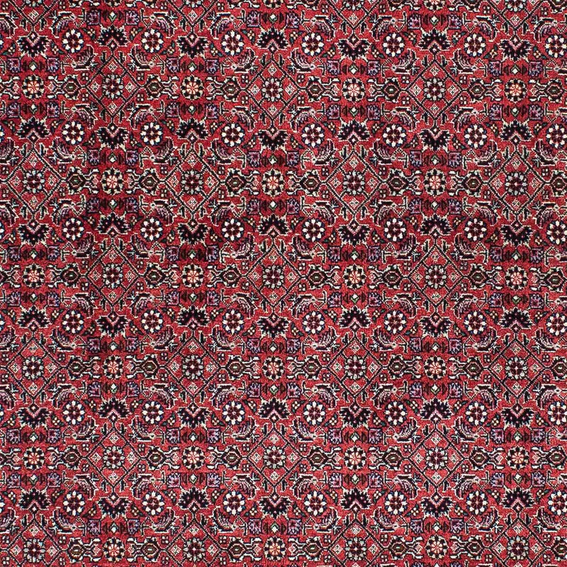 Persisk tæppe - Bijar - 200 x 133 cm - lysrød