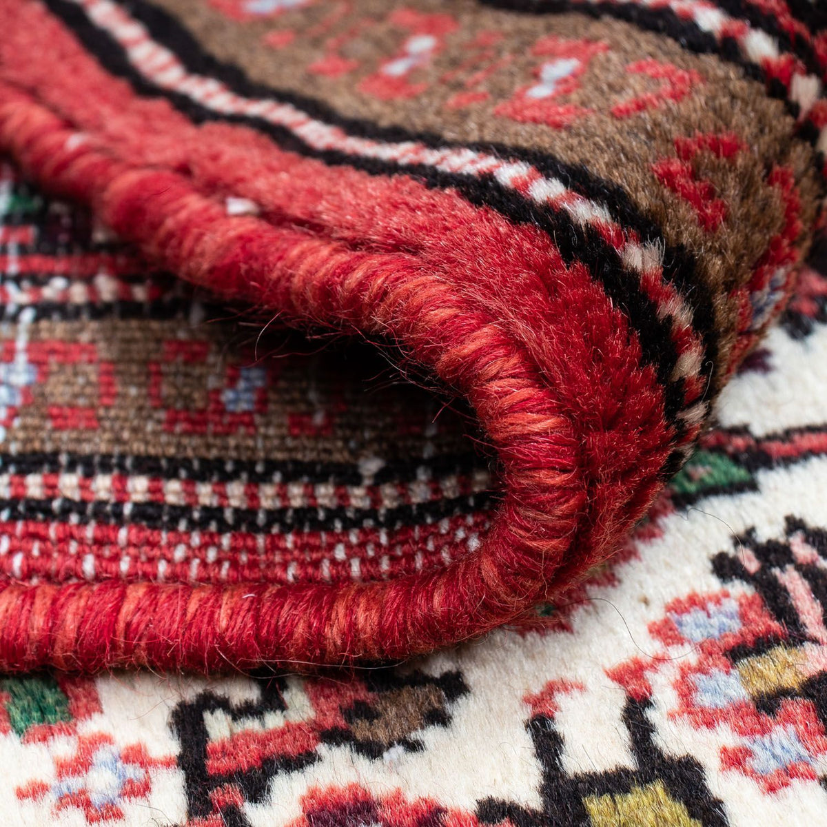 Persisk tæppe - Nomadisk - 122 x 82 cm - rød