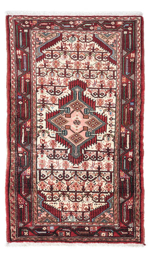 Persisk tæppe - Nomadisk - 125 x 78 cm - lysrød