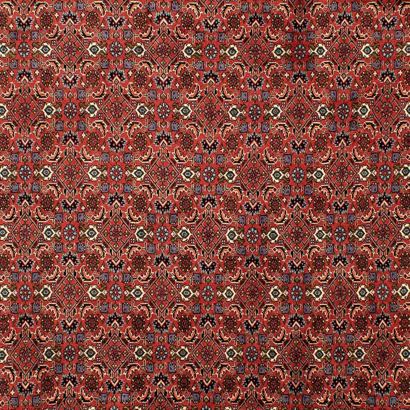 Persisk tæppe - Bijar - 290 x 200 cm - mørkerød