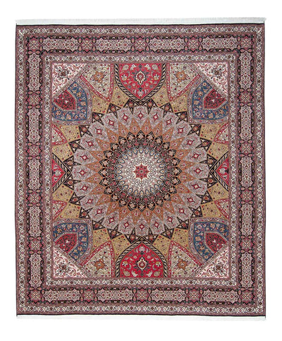 Tabriz - 50 Raj Tæppe 254x303cm - Persisk tæppe