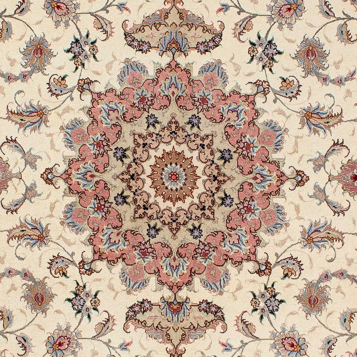 Persisk tæppe - Tabriz - Royal - 210 x 150 cm - beige
