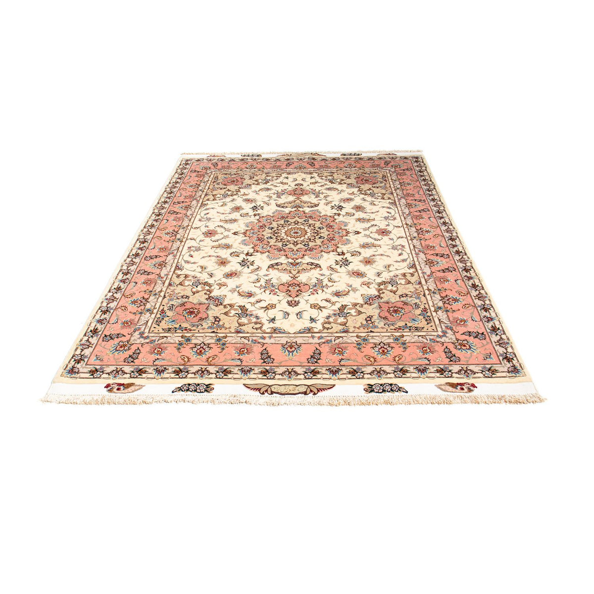 Persisk tæppe - Tabriz - Royal - 210 x 150 cm - beige