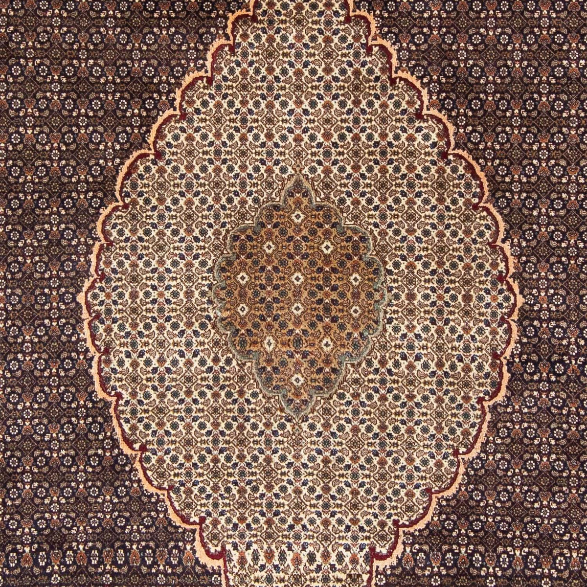 Persisk tæppe - Tabriz - 300 x 195 cm - brun