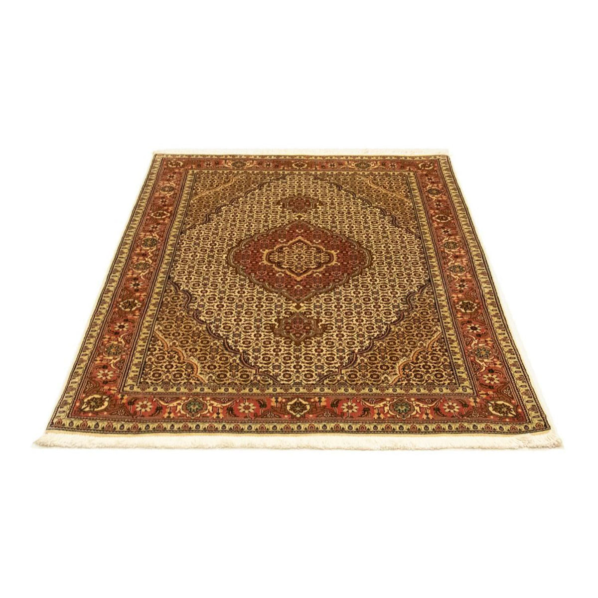 Persisk tæppe - Tabriz - Royal - 150 x 102 cm - beige